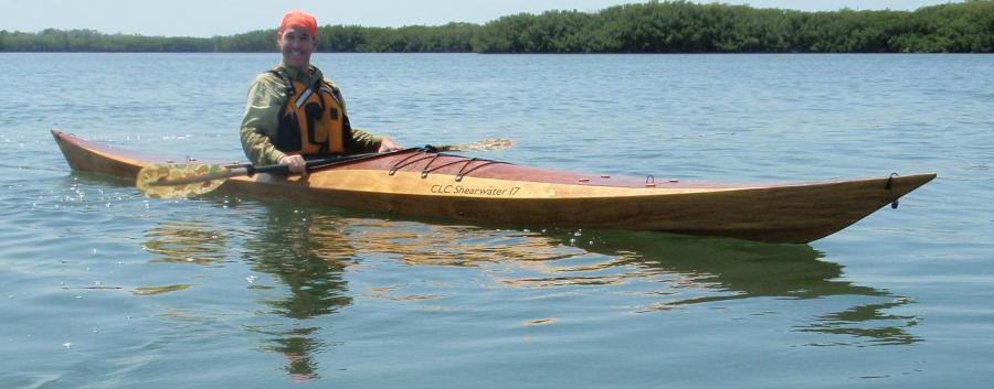 CLC Shearwater 17 an elegant West Greenland light touring kayak