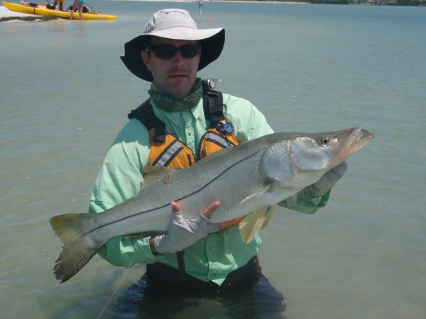 Jeff Fabiszewski Snook fishing Florida