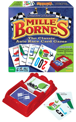 Mille Bornes classic auto race card game
