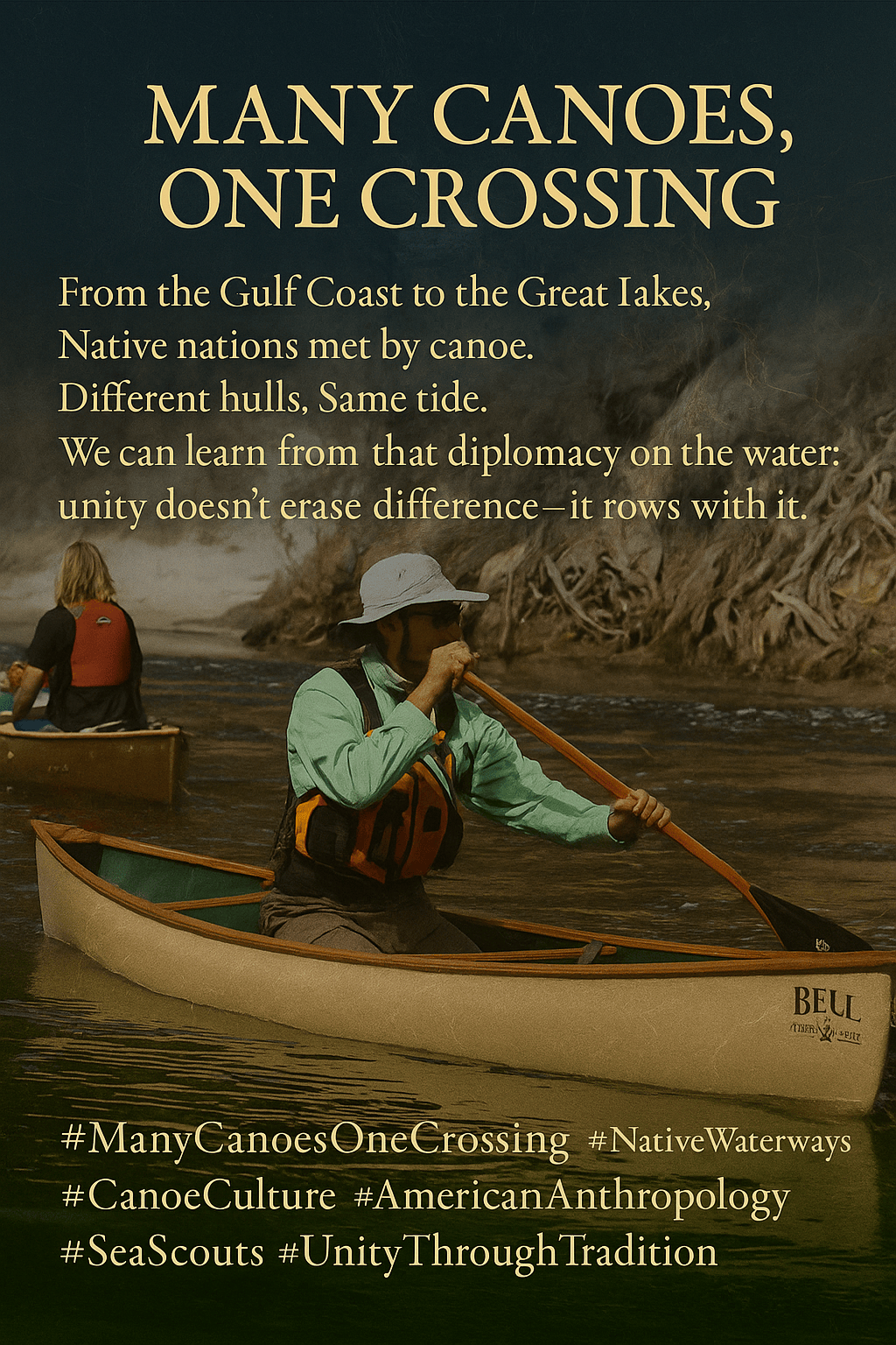 Many Canoes, One Crossing