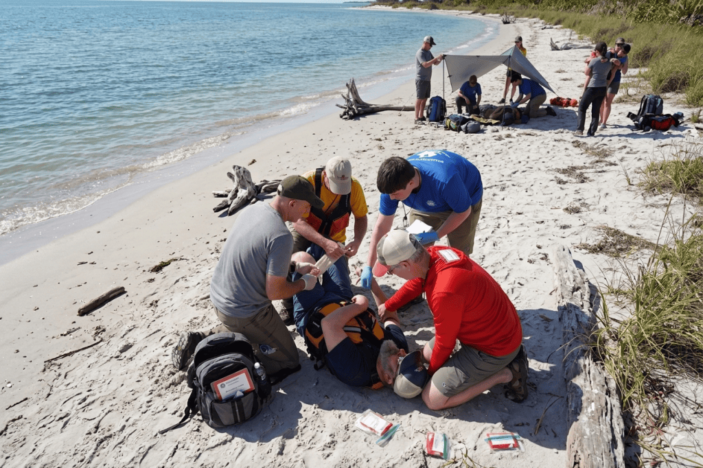 🩹🌊 A SOAP Narrative for Wilderness First Aid — Multiple Trauma, Distraction Injury, and Chest Wall Emergency