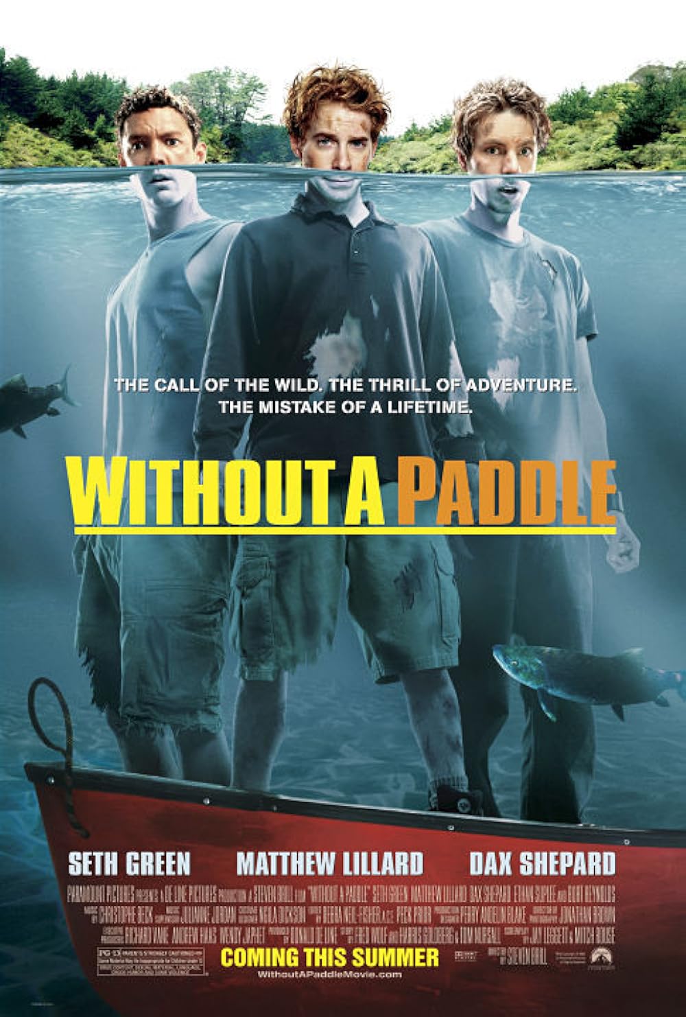 Without a Paddle outdoor comedy film poster